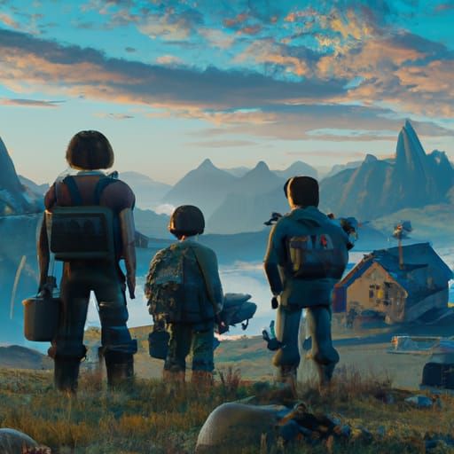 Mike Wheeler, Will Byers, Lucas Sinclair, and Dustin Henders...
