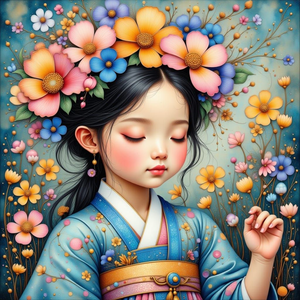 Flowers and Women  by @The Green Lady 