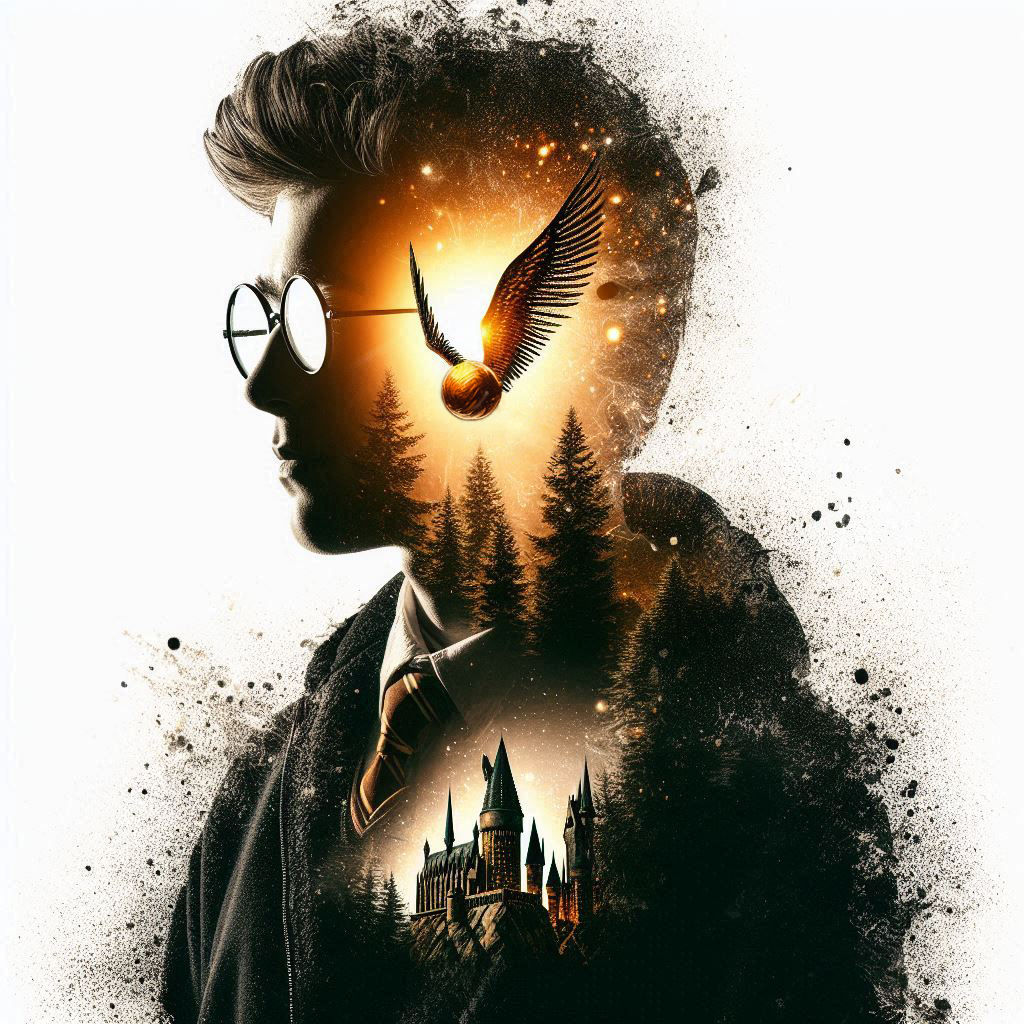 Harry Potter Snitch Double Exposure