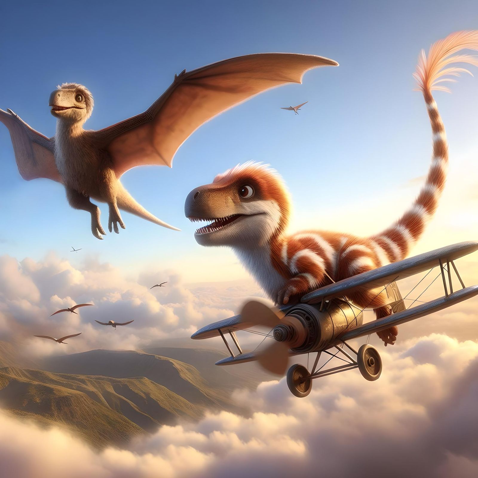 Flying High with my friends!