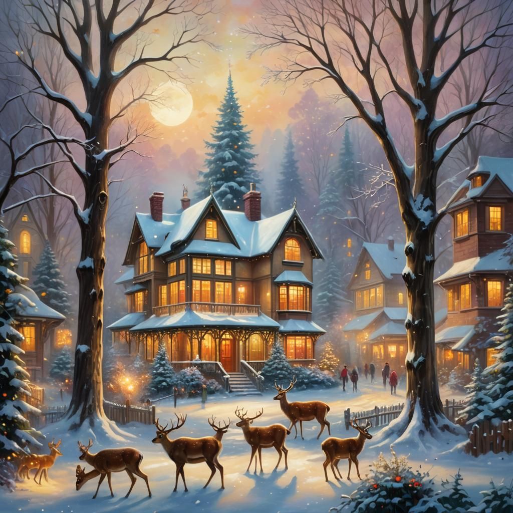 Christmas cheers and deers