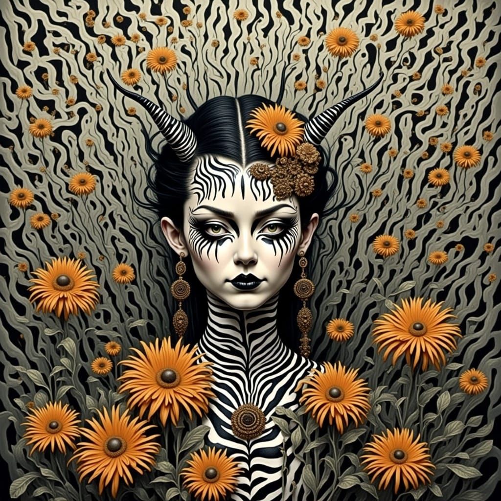  <lora:ZZ ZEBRAPUNK:1.0>