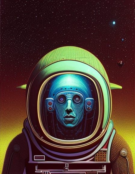 Ancient astronaut - AI Generated Artwork - NightCafe Creator