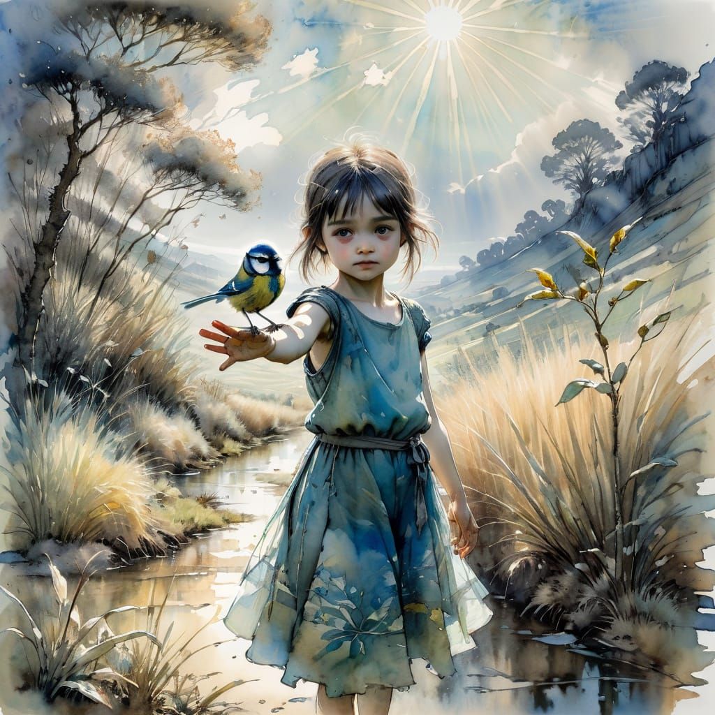 Little Bluebird  by @Mulgar the Merciful 