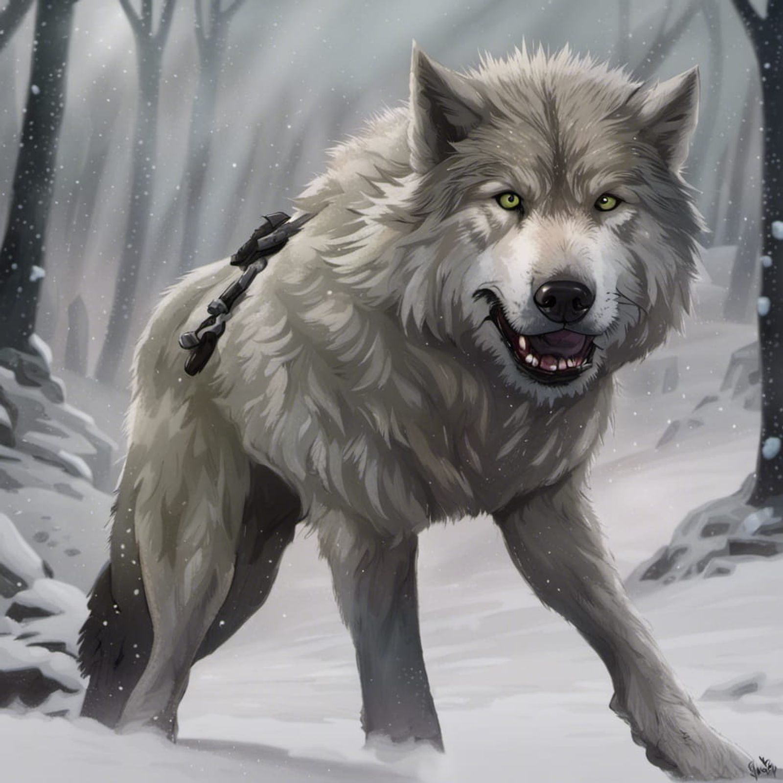 dire wolf dandd