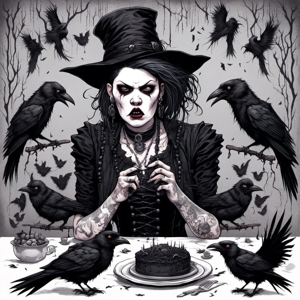 Crows and cake
