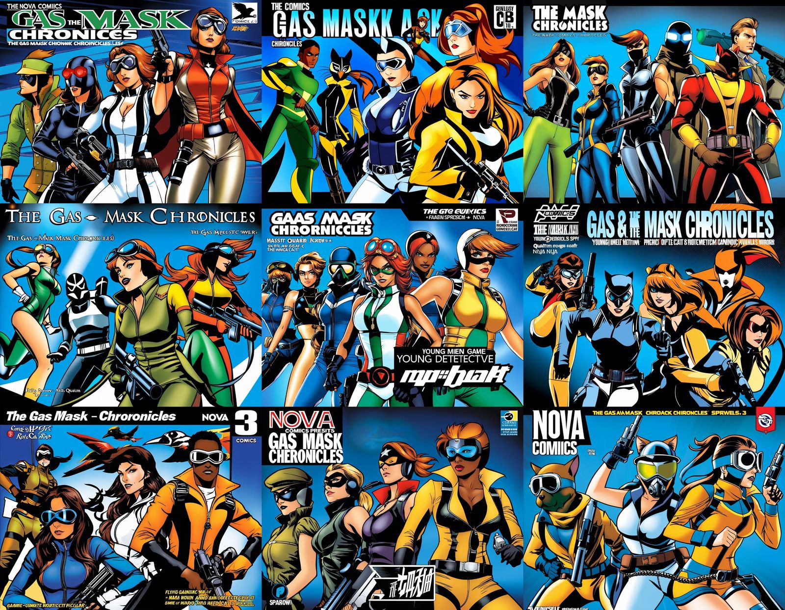 NOVA Comics Presents: The Gas Mask Chronicles
3 young men [p...