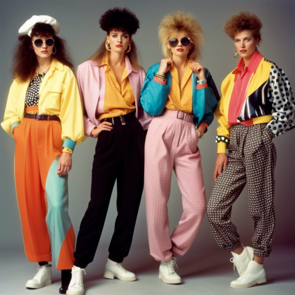 80s fashion : r/nightcafe