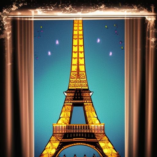 The Eiffel Tower at Night