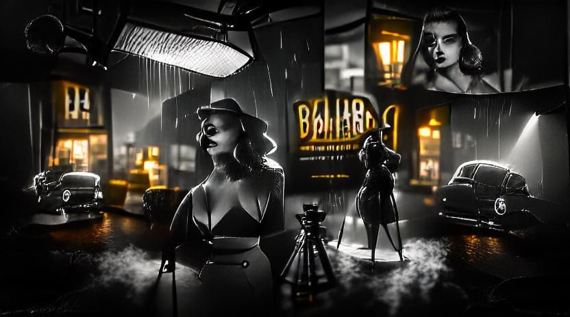 Black Friday in Film Noir Style