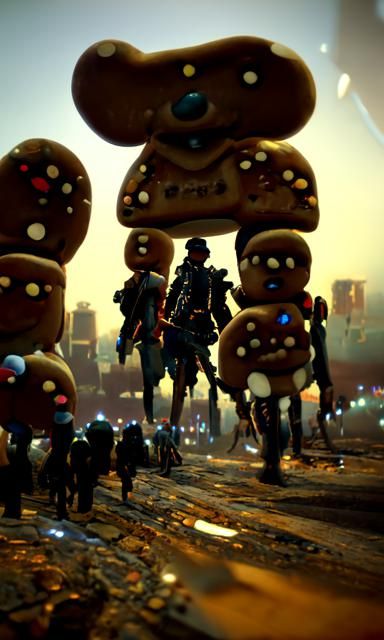 An army of gingerbread men