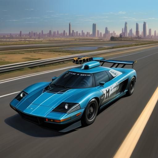 	 high-speed hovercar chases through a sprawling urban lands...