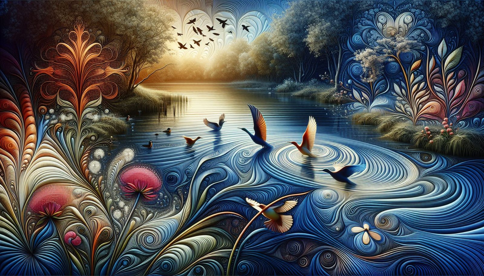 Spring wind blows water...  by @Hobo Girl