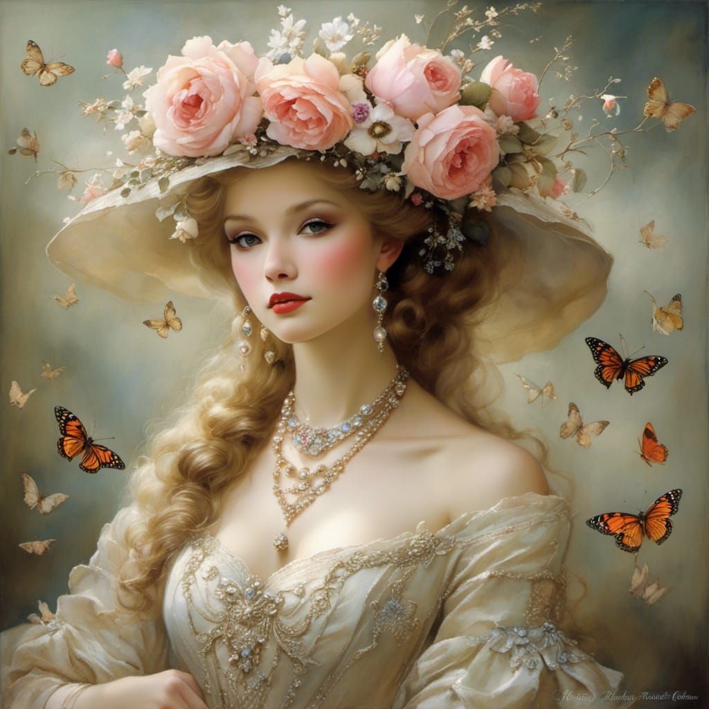 Portrait, beautiful, stunning, Kathy Fornal <lora:FairyTails:0.9>