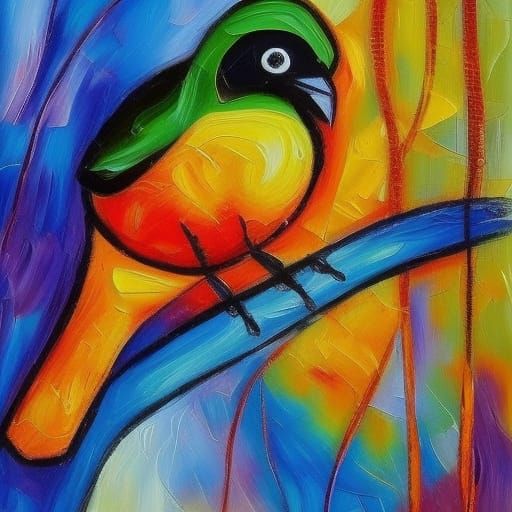 Bird on perch