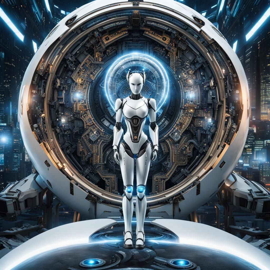 the white android
