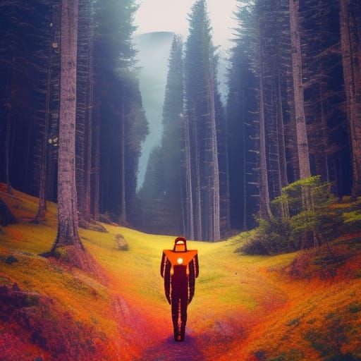 through the woods