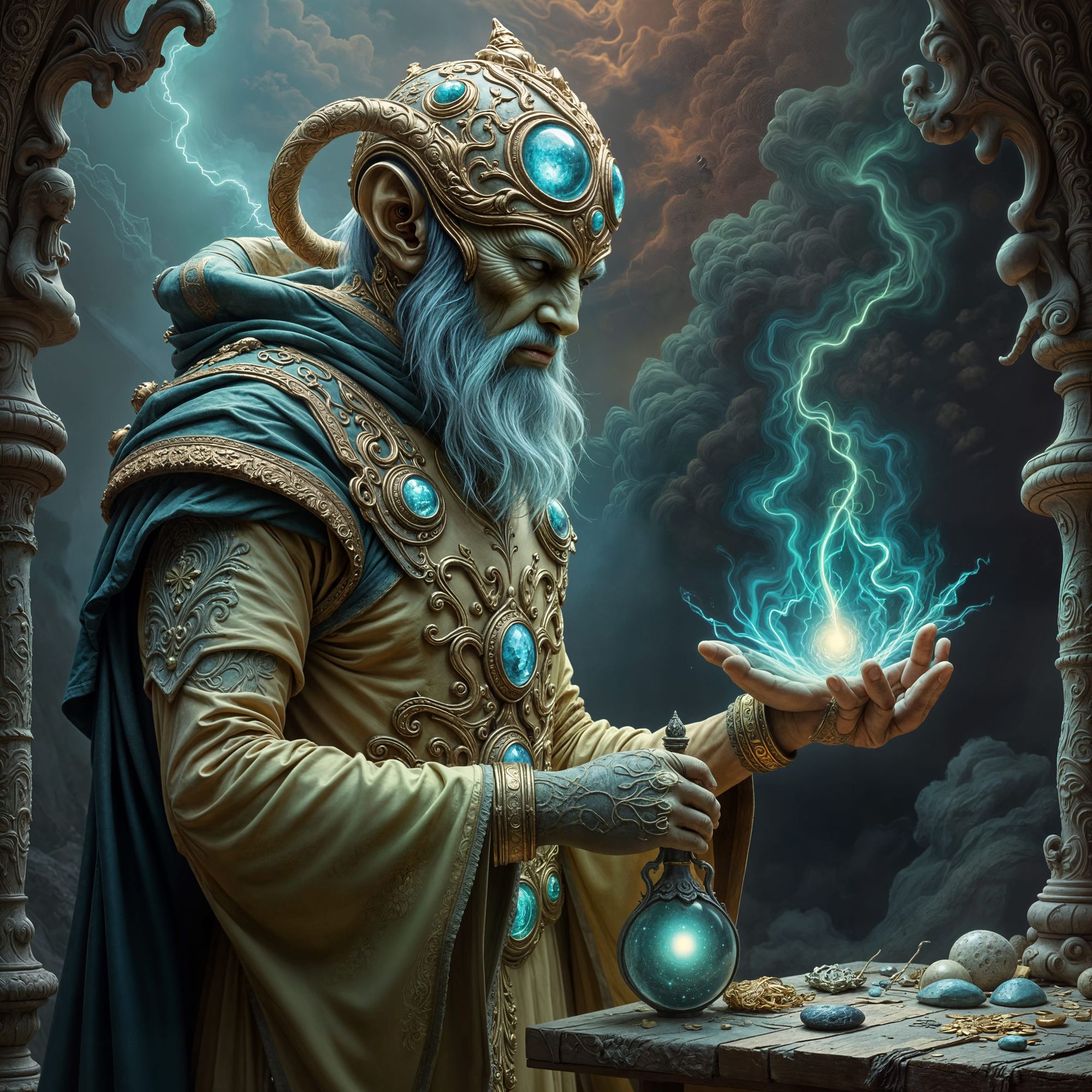 Morphesius Consults the Book of Dreams and Visions