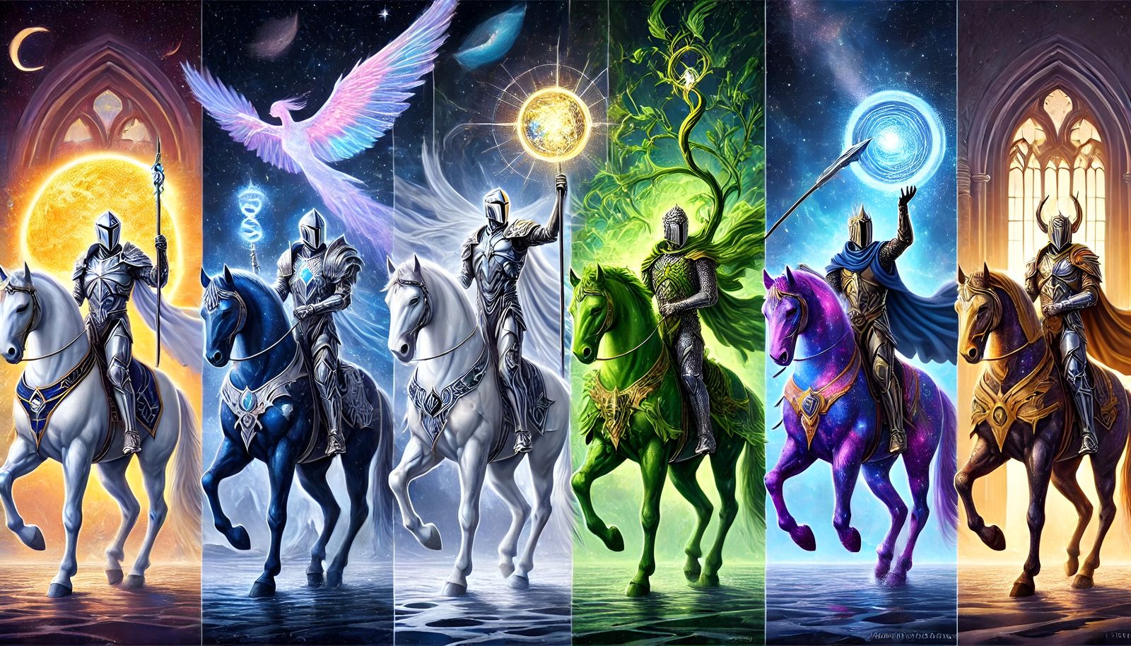 The Six Riders of Cosmic Principles