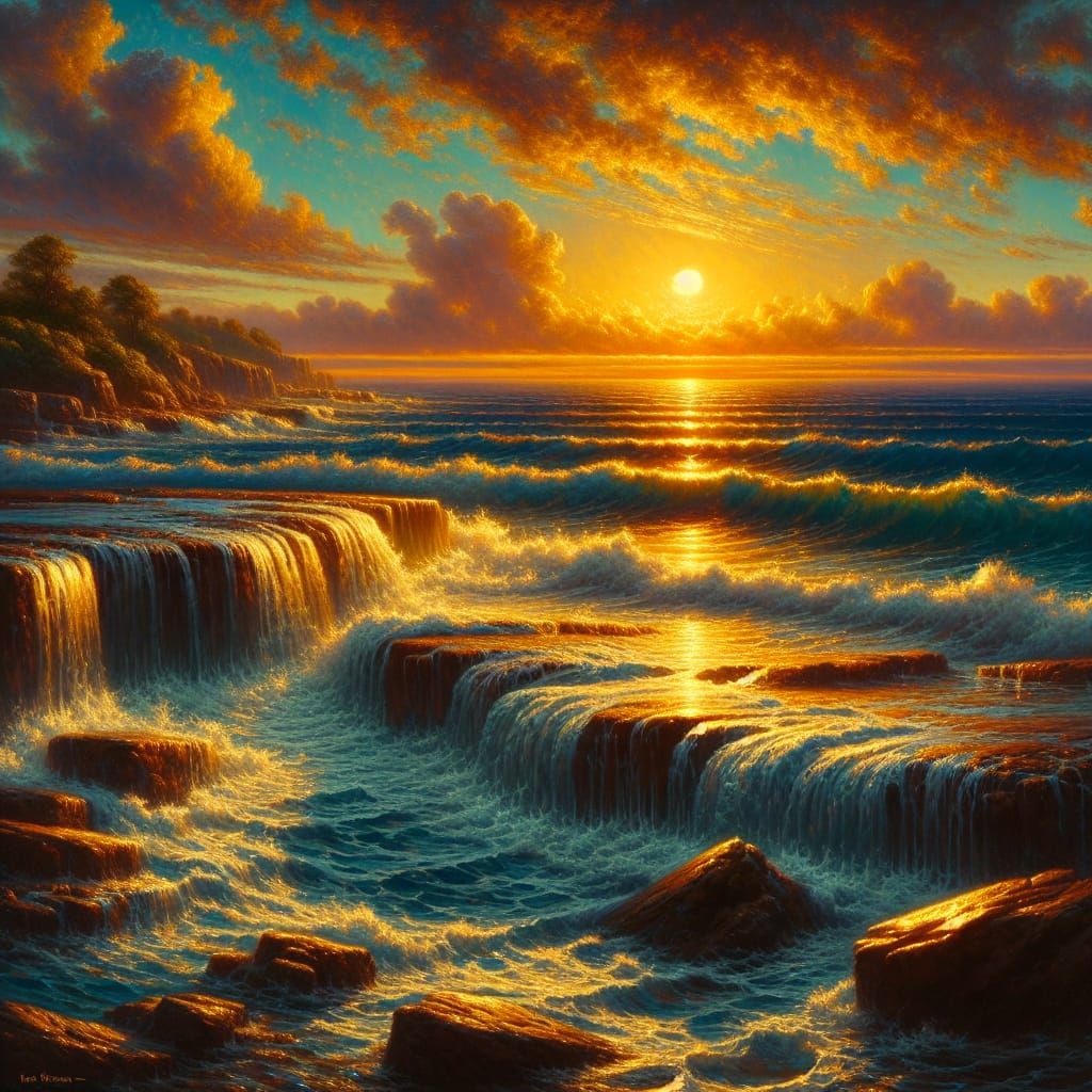 Sunset Serenade by the Sea
  by @Joseph