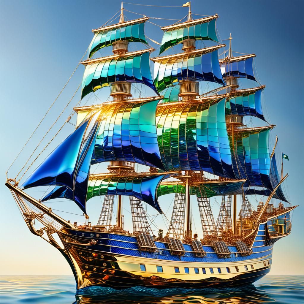 At sail in the SS Figurine   by @Crispy Bess