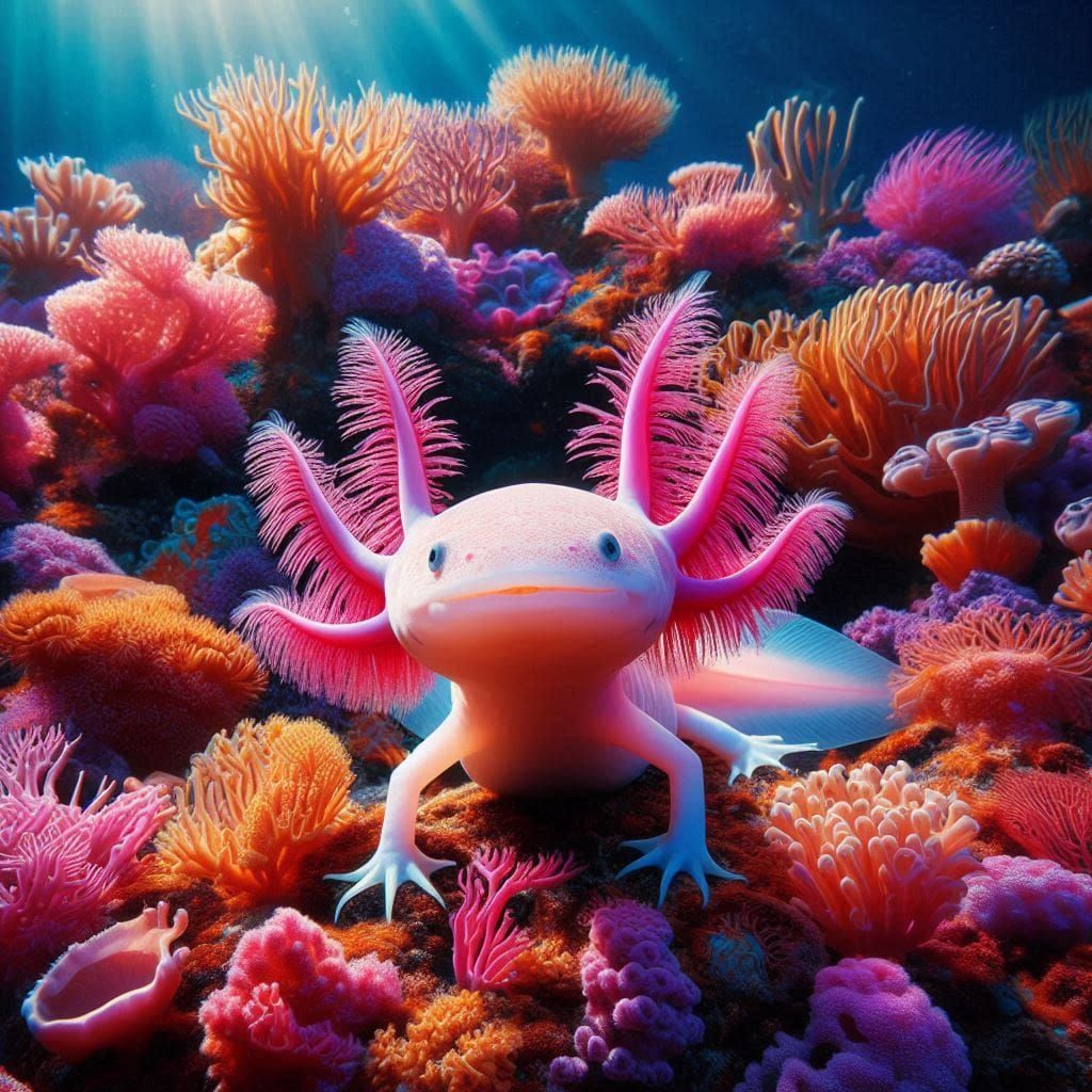 Axolotl Art 🪼🪸🐚