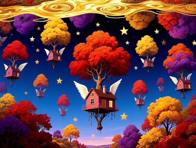9/28/2025-Autumn Surrealism Art By Archangel Tara