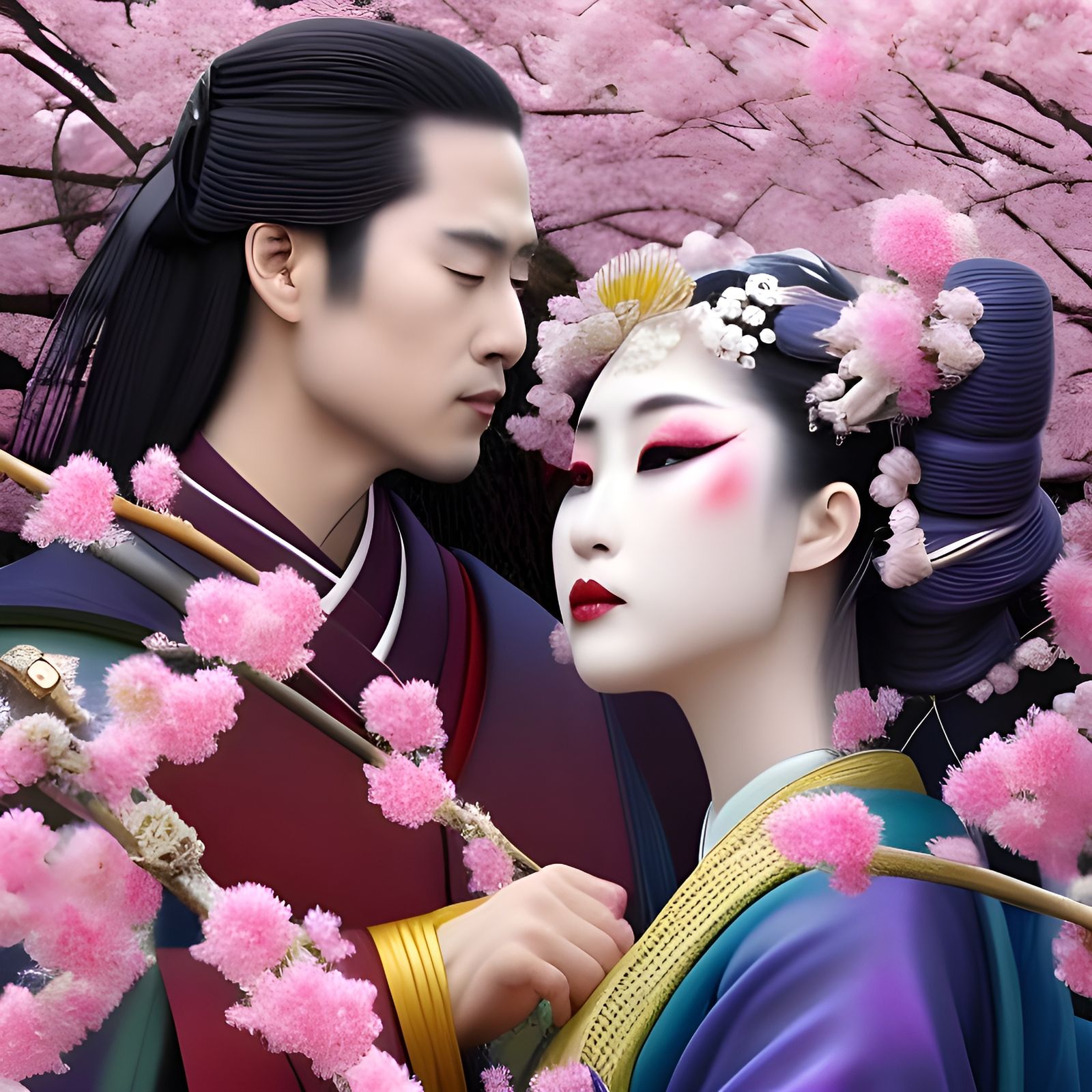 Cherry Blossom Tryst  by @Axaliaa