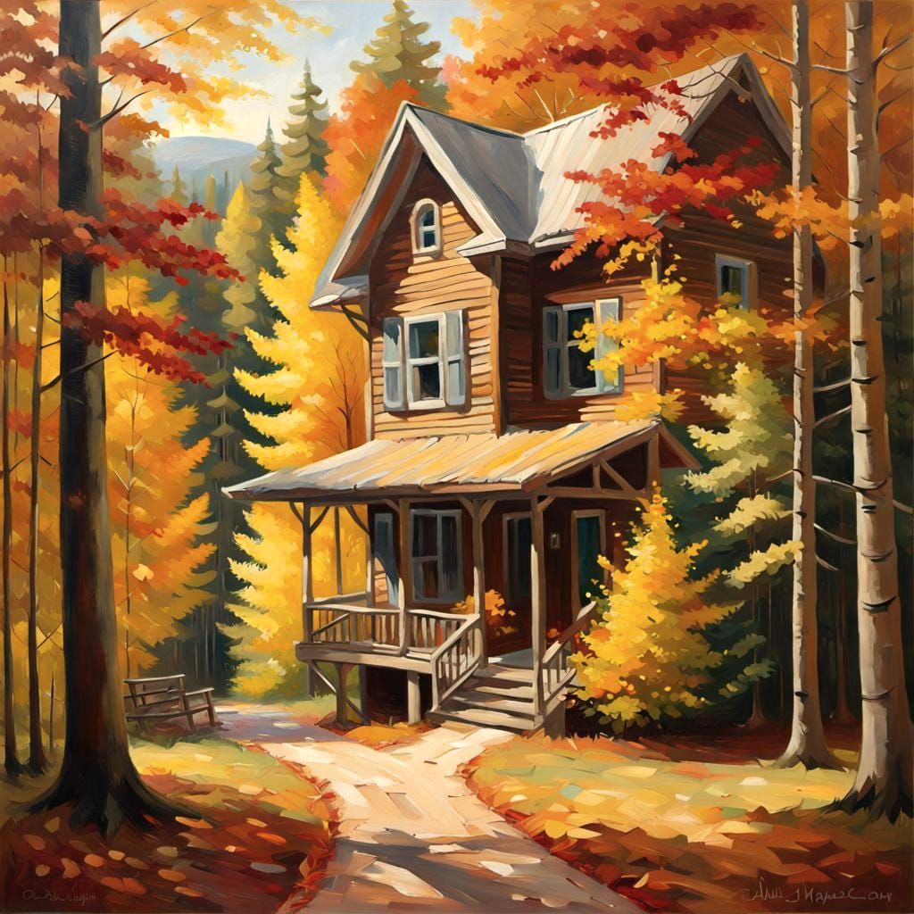 Autumn in the forest