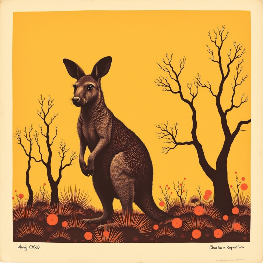<lora:Red planet:1.0> Kangaroo