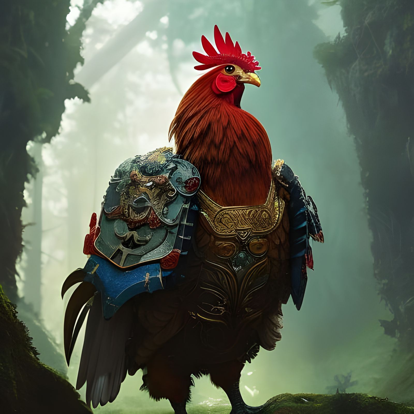 Armoured Chicken  by @RealLirix