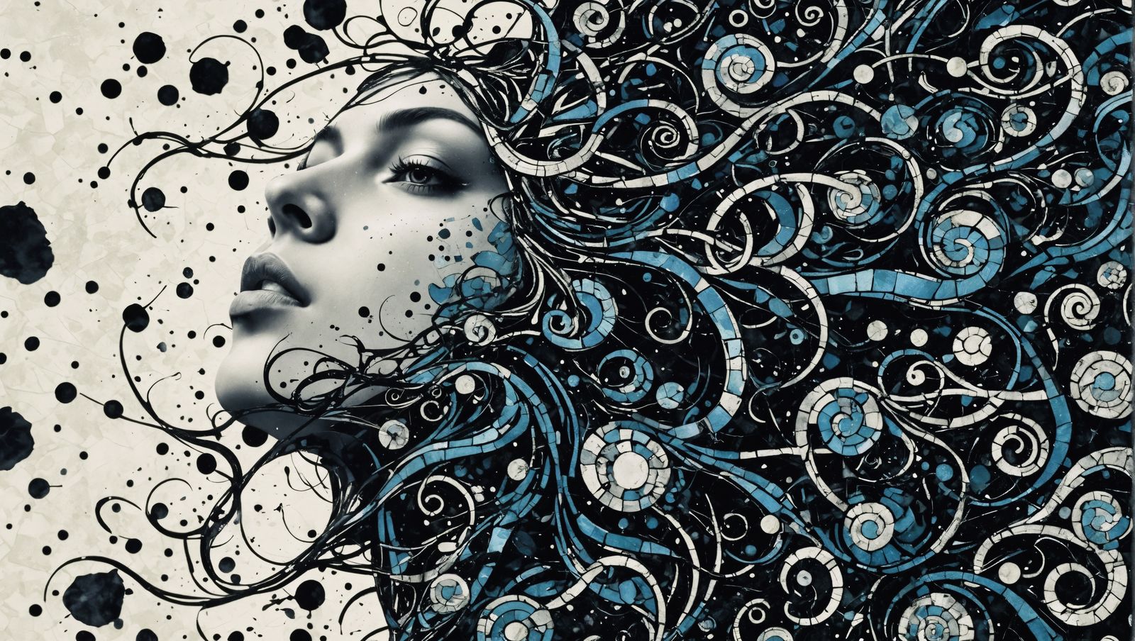 Celtic Mosaic Hair Upscaled