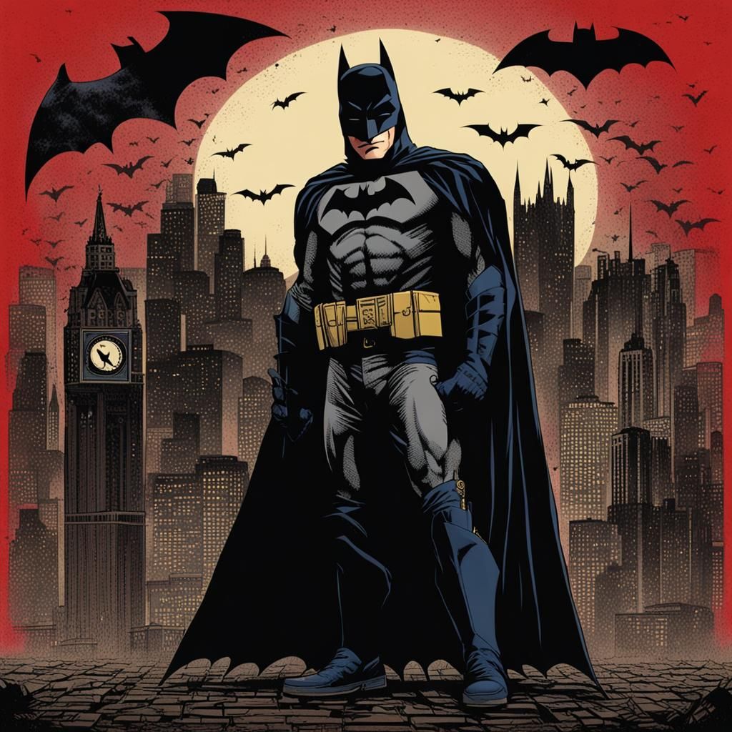 Batman with V for Vendetta Vibes - AI Generated Artwork - NightCafe Creator