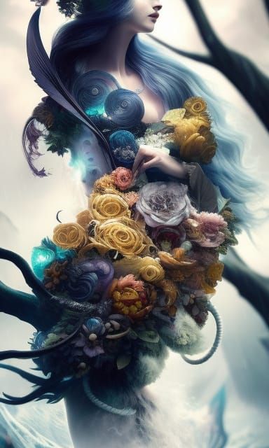 Contained Chaos of Flowers