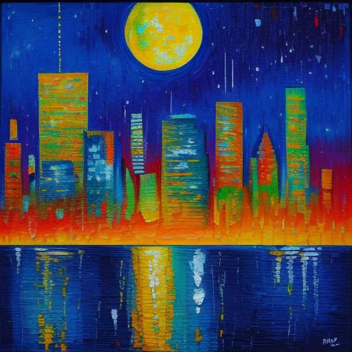 City on the moon