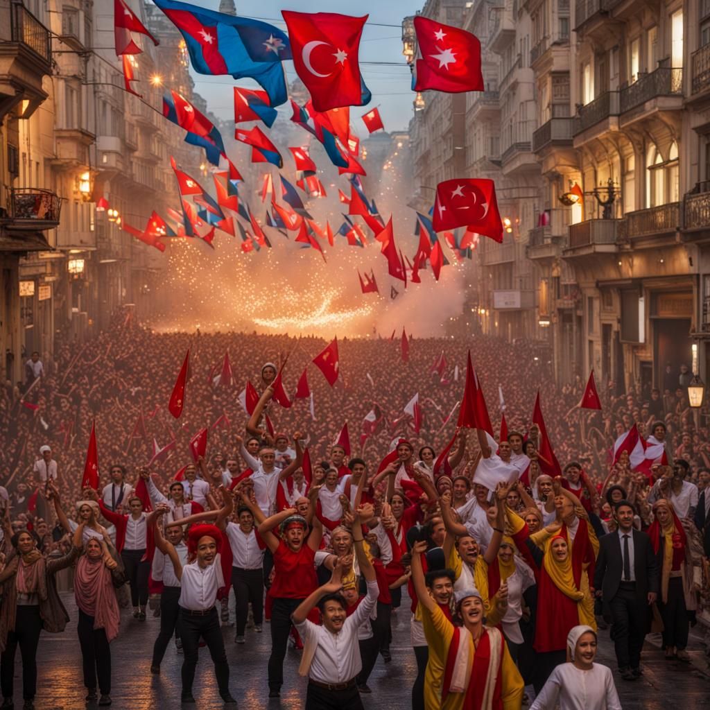 "Radiant Freedom: Eid El Istiklal's Resplendent Dawn"