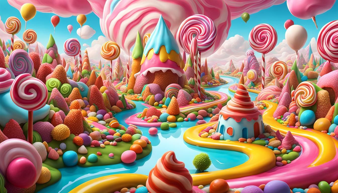 Candyland - AI Generated Artwork - NightCafe Creator