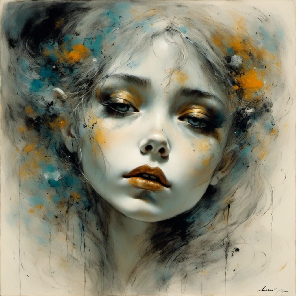 Colorful Figure Inspired by Painterly Style