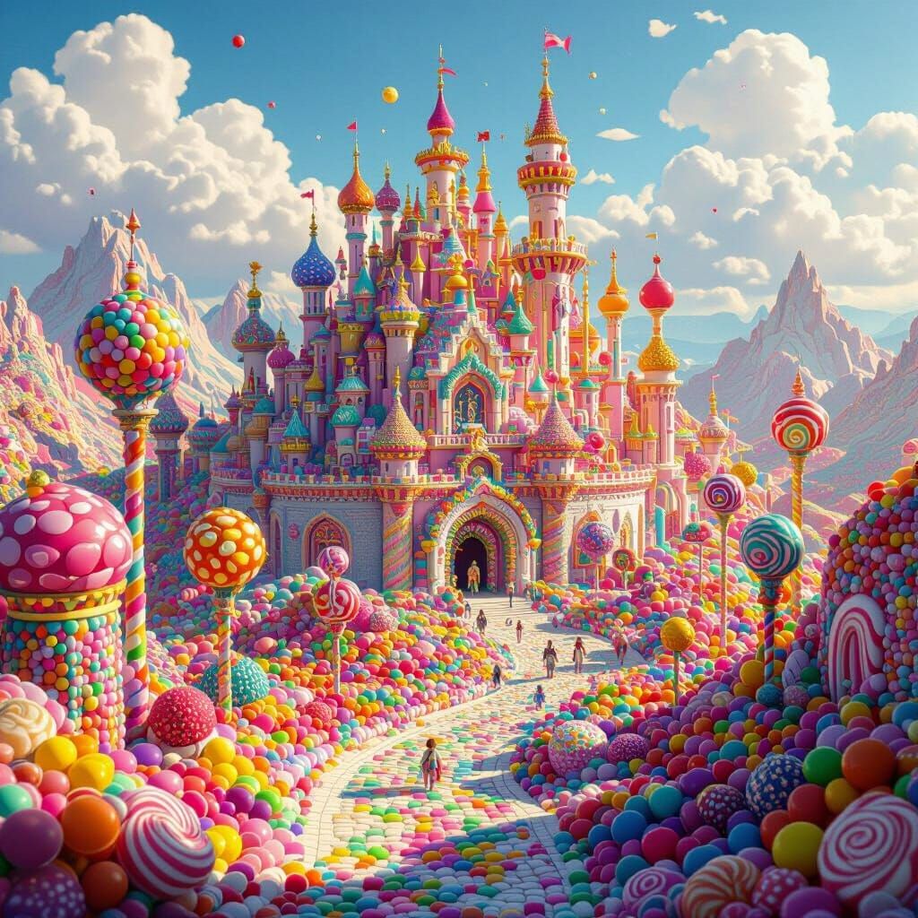 Candy World  by @Hani