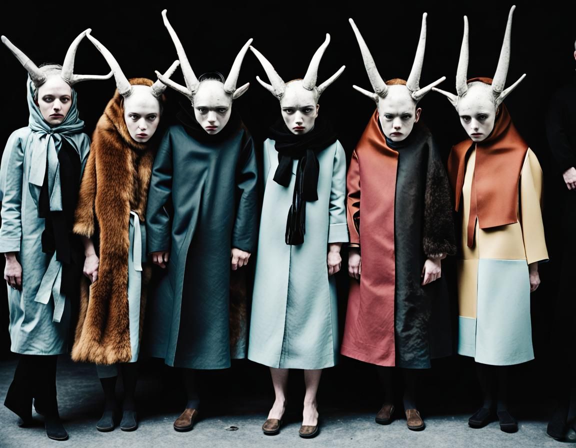 Dreamy Monster Ladies in Bleak Pop Surrealism