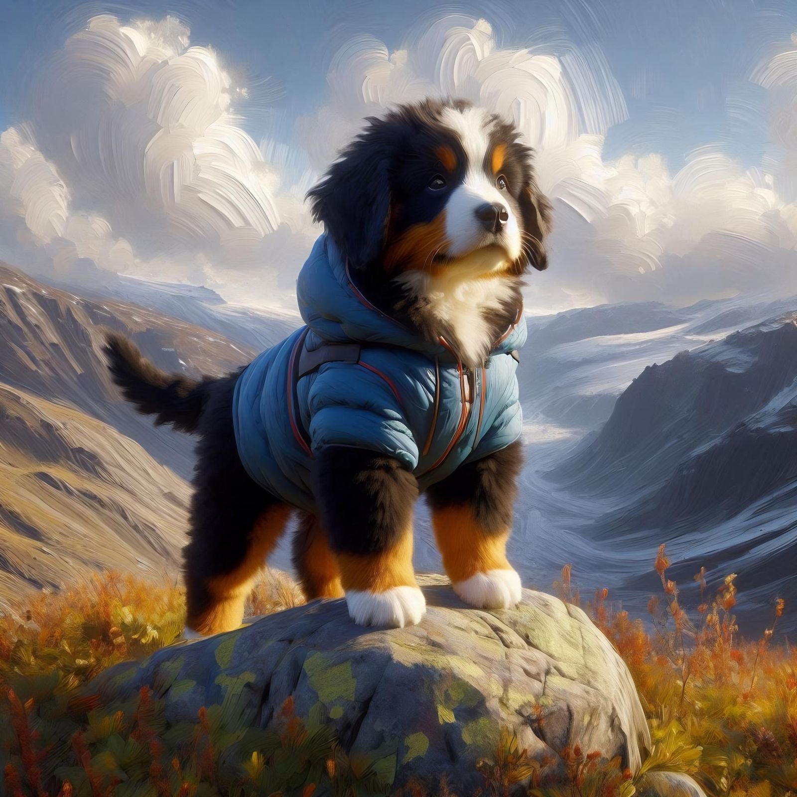 Bernese Mountain Dog Puppy