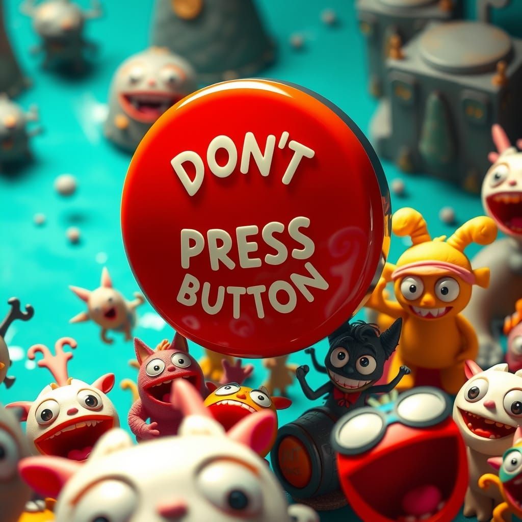 Vibrant Surrealism: Whimsical Creatures Daring You to Resist