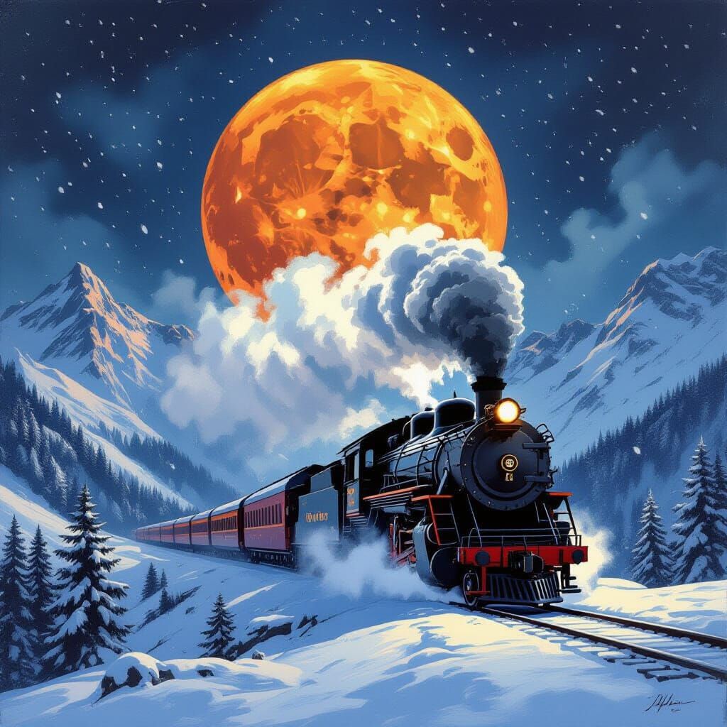 A vintage locomotive.  by @CFAMPJ