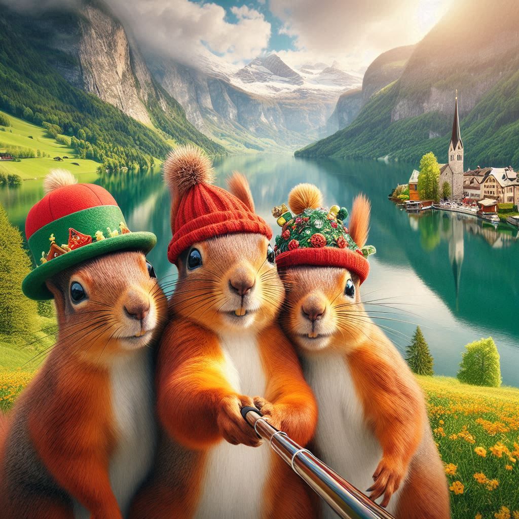 The Squirrel Adventures - Selfie Switzerland