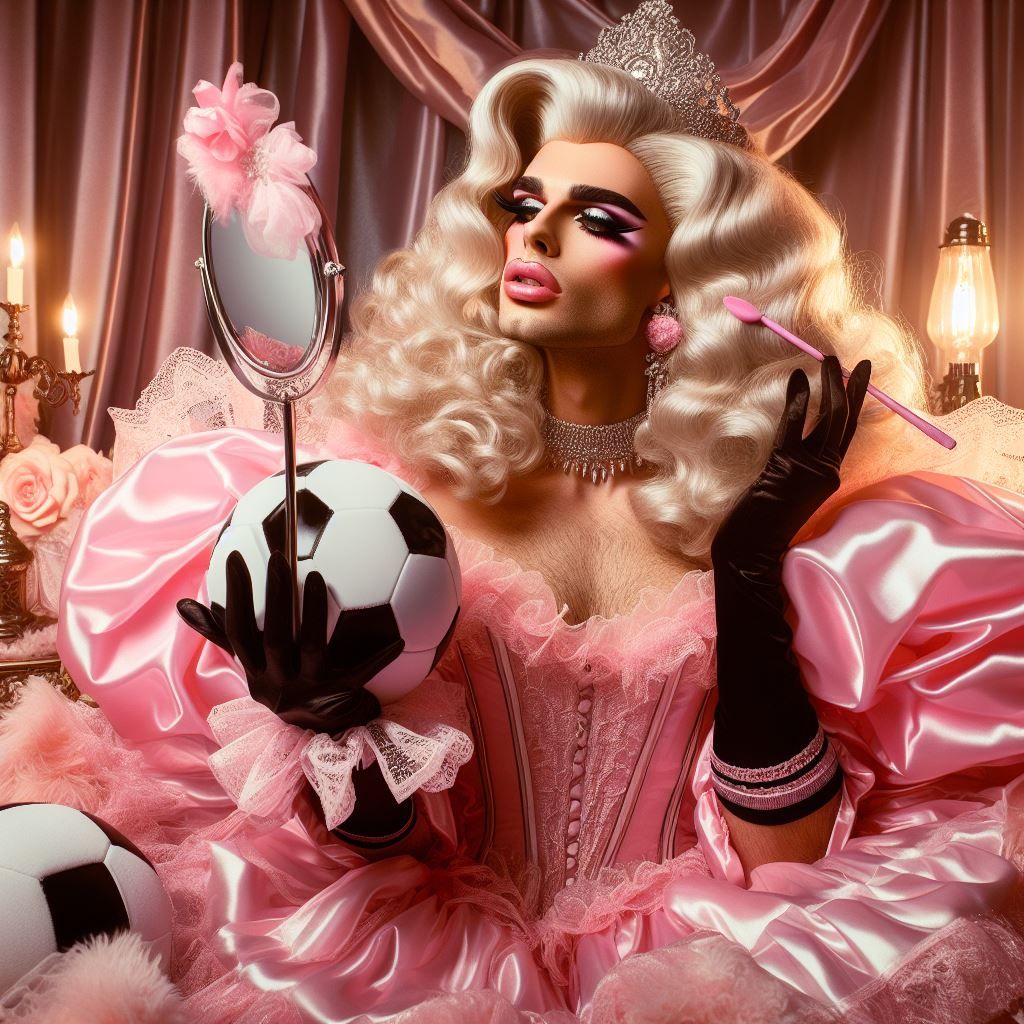 Satin Wonderland of Sissy Dresses