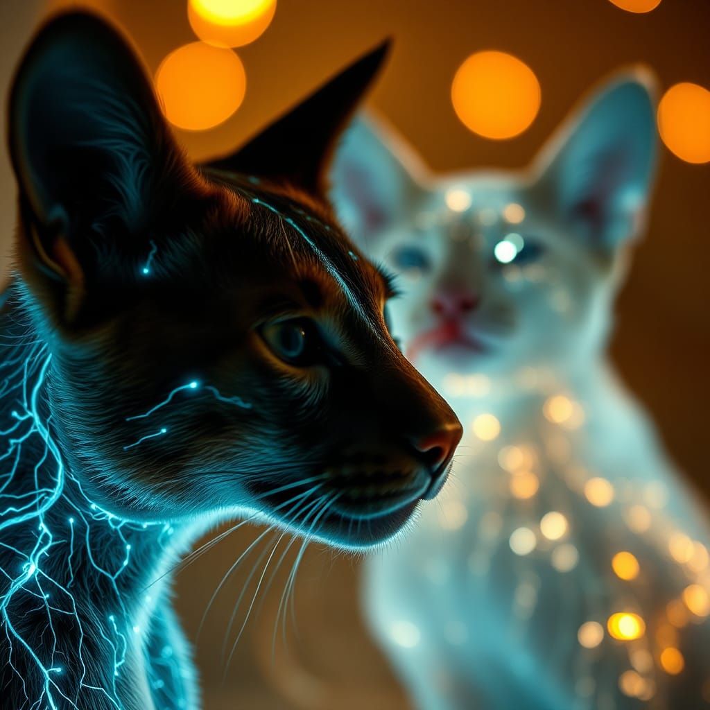 what would people and animals look like if blood glowed in the dark