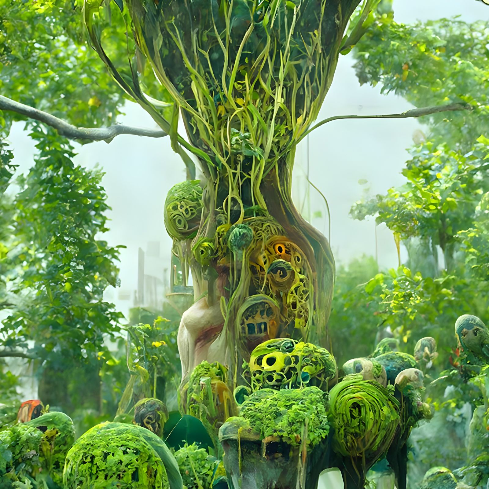 a big society of living plants