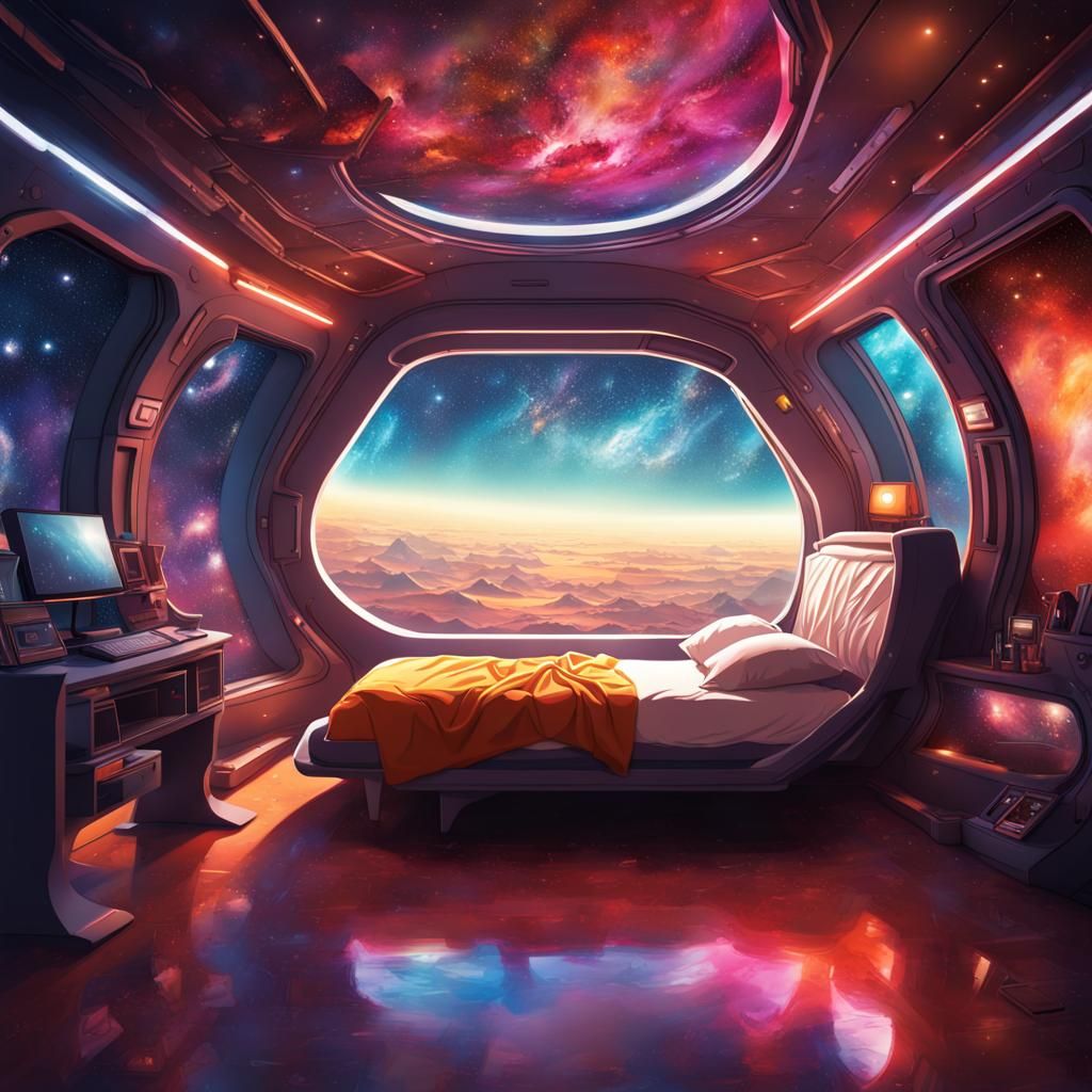 View from the spaceship   by @StuJo