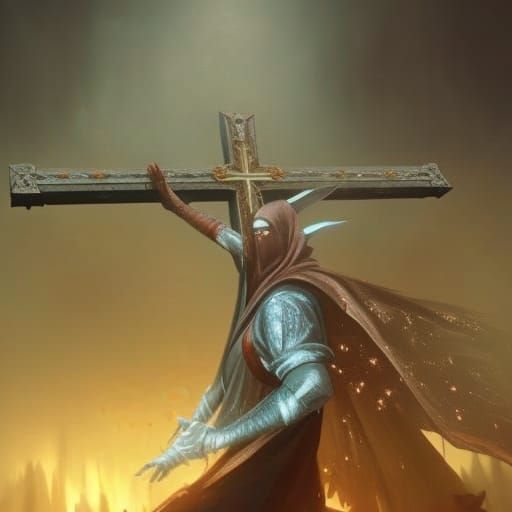 you go down just like Holy Mary, Mary on a, Mary on a cross