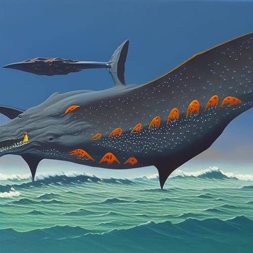 Extraterrestrial Nudibrach Megafauna Kaiju